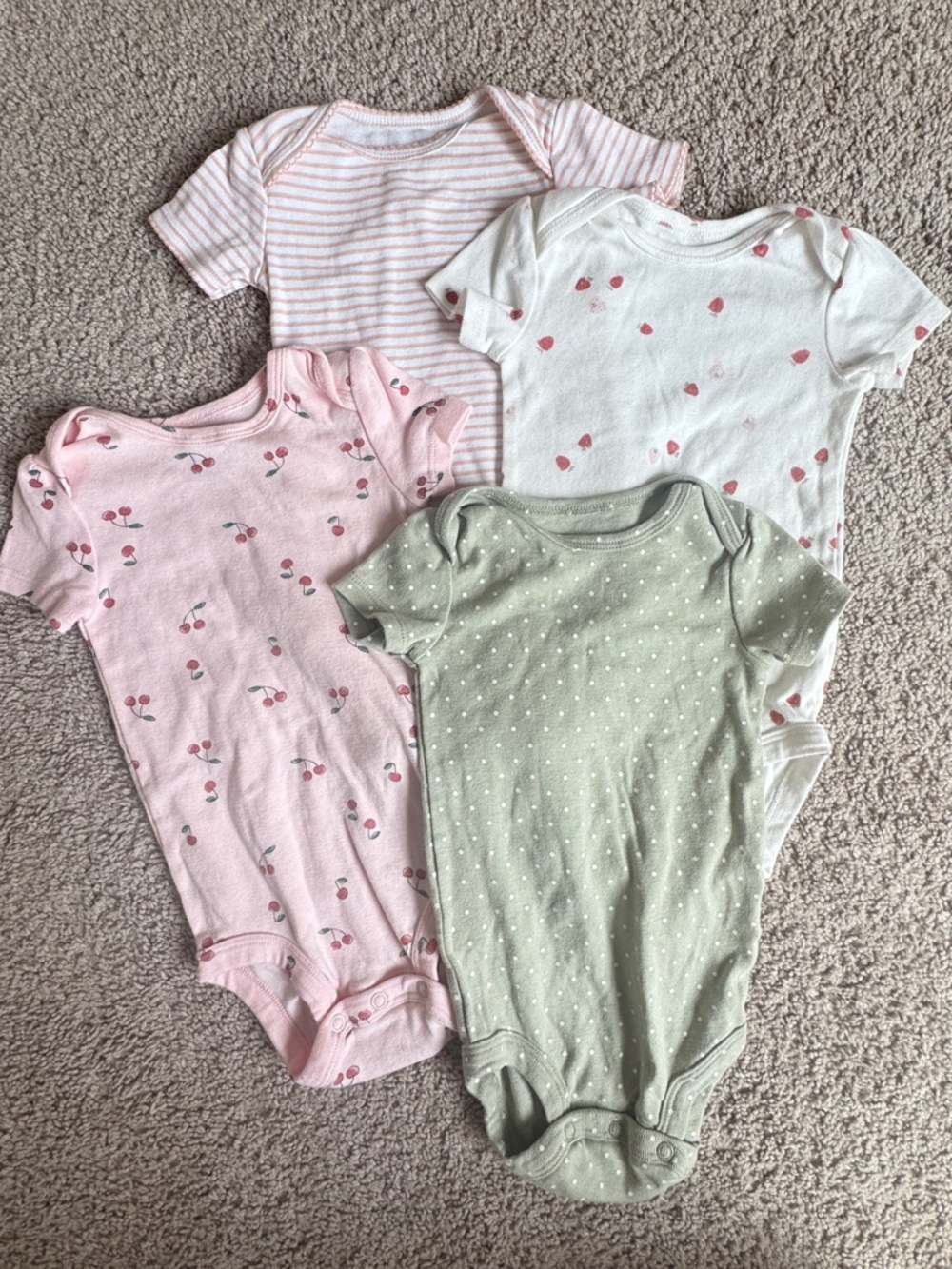 Baby girl 12m onsie bundle